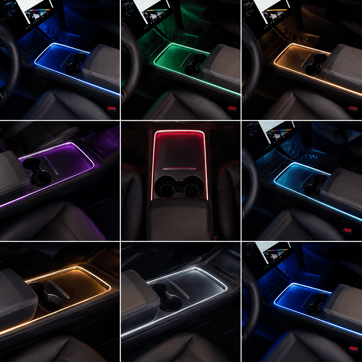 Armrest Light for Tesla Model3 & Y (2019-2024)
