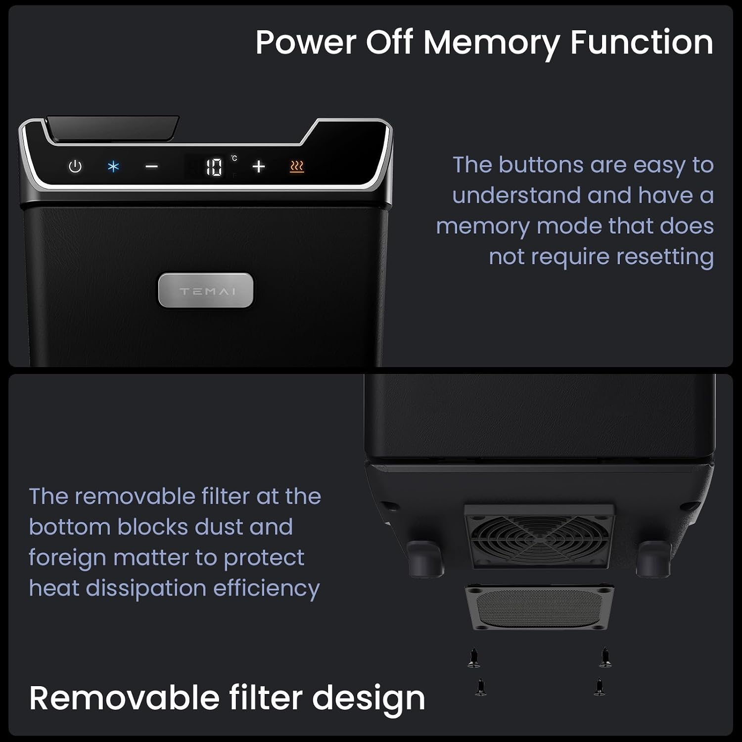 Tesla Model Y Juniper Rear Center Console Refrigerator 3.6L Portable Cooler & Warmer Mini Fridge (2025–2026)