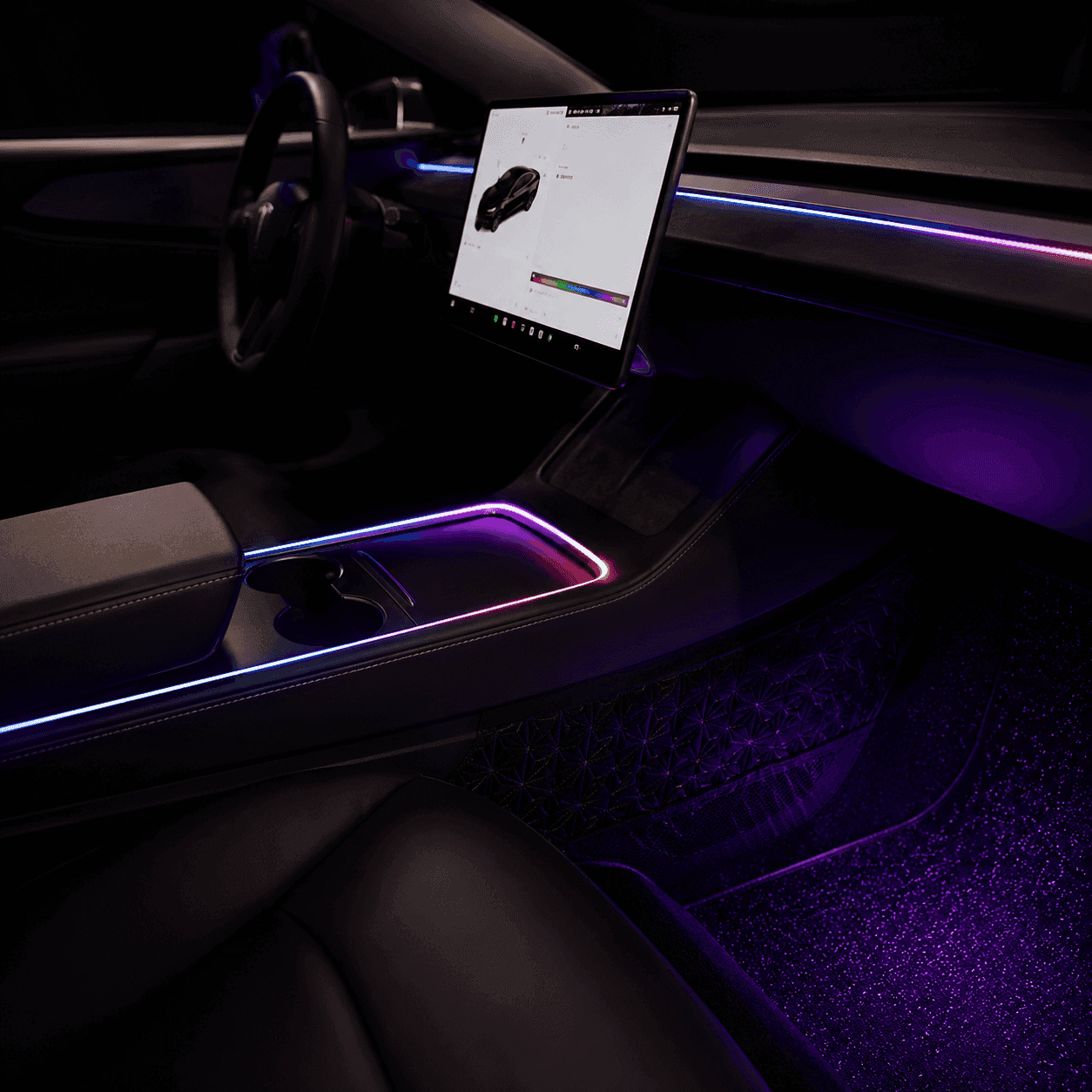 Armrest Light for Tesla Model3 & Y (2019-2024)