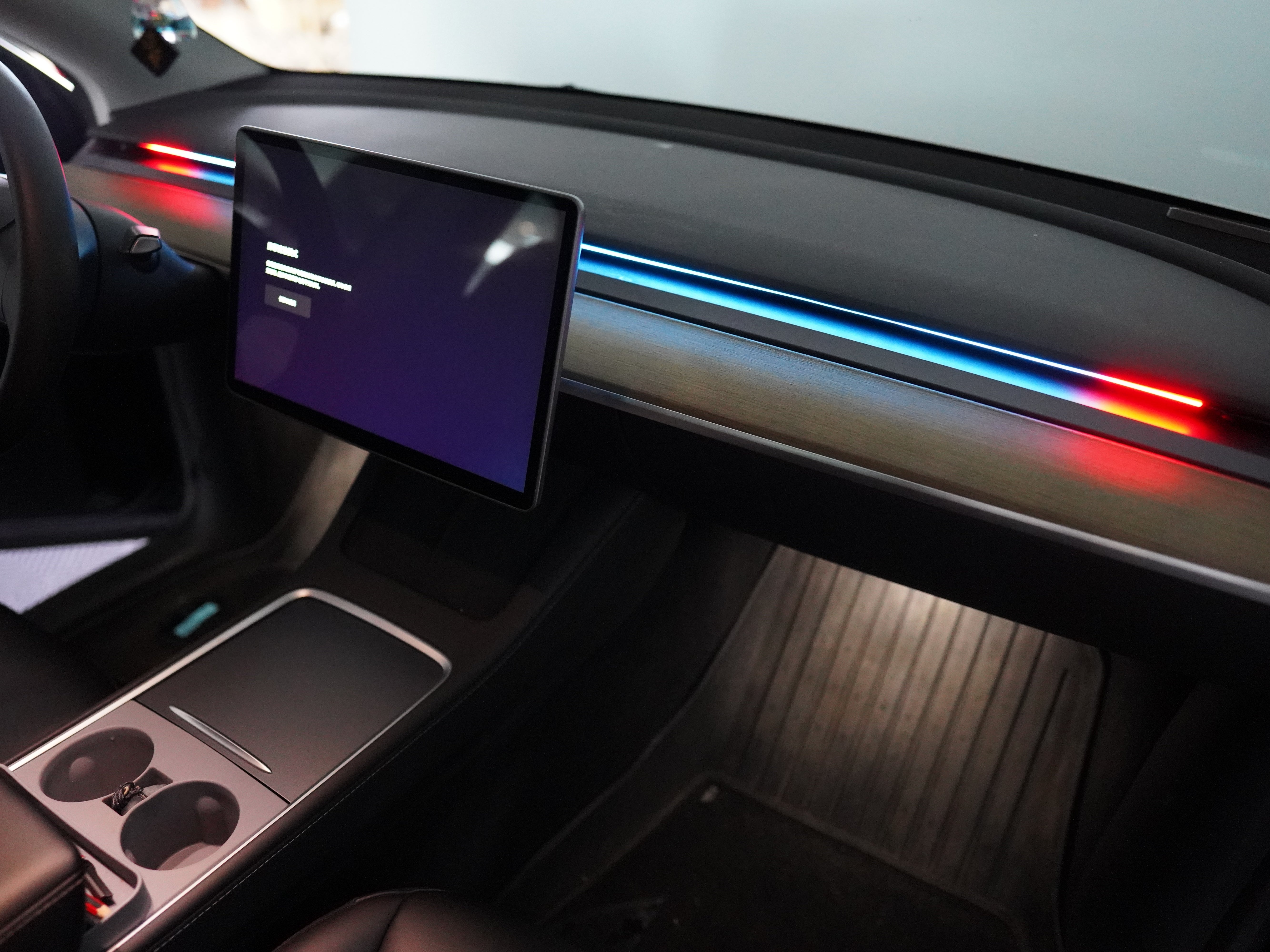 Tesla Ambient Light with Blind Spot Monitoring (BSD) – Air Vent LED System for Model Y Juniper & Model 3 Highland 2020-2026