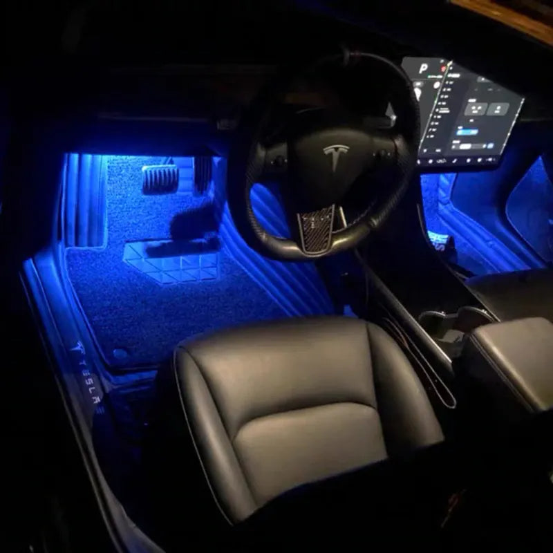 LightingBugTech Footwell Lights for Tesla Model3&Y (2019-2025)