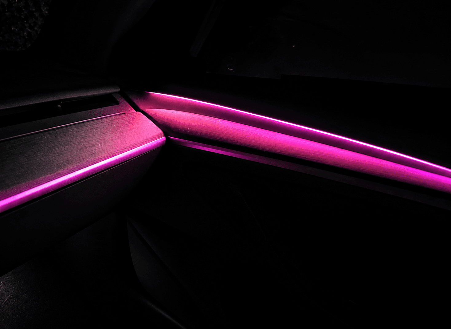 LightingBugTech Front Door Ambient Lights for Tesla Model 3 & Model Y (2019–2025)