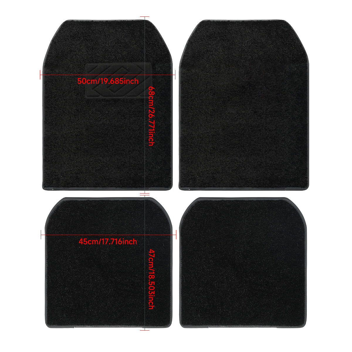 LED Starlight Floor Mats for Tesla Model 3/Y – Starry Sky Car Mats