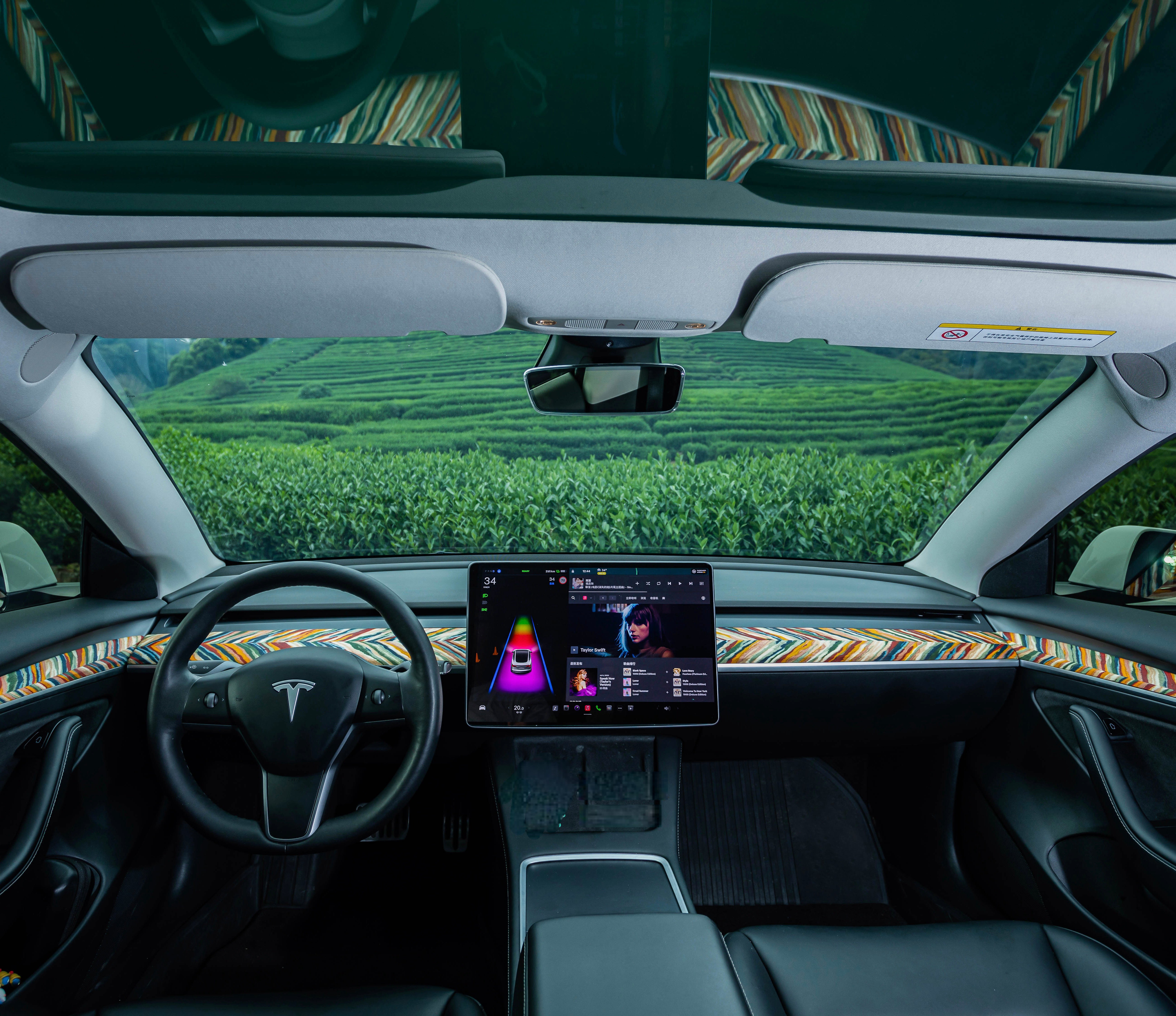 Custom Fit Interior Panels for Tesla Model 3/Y - Aesthetic Upgrade | LightingBugTech