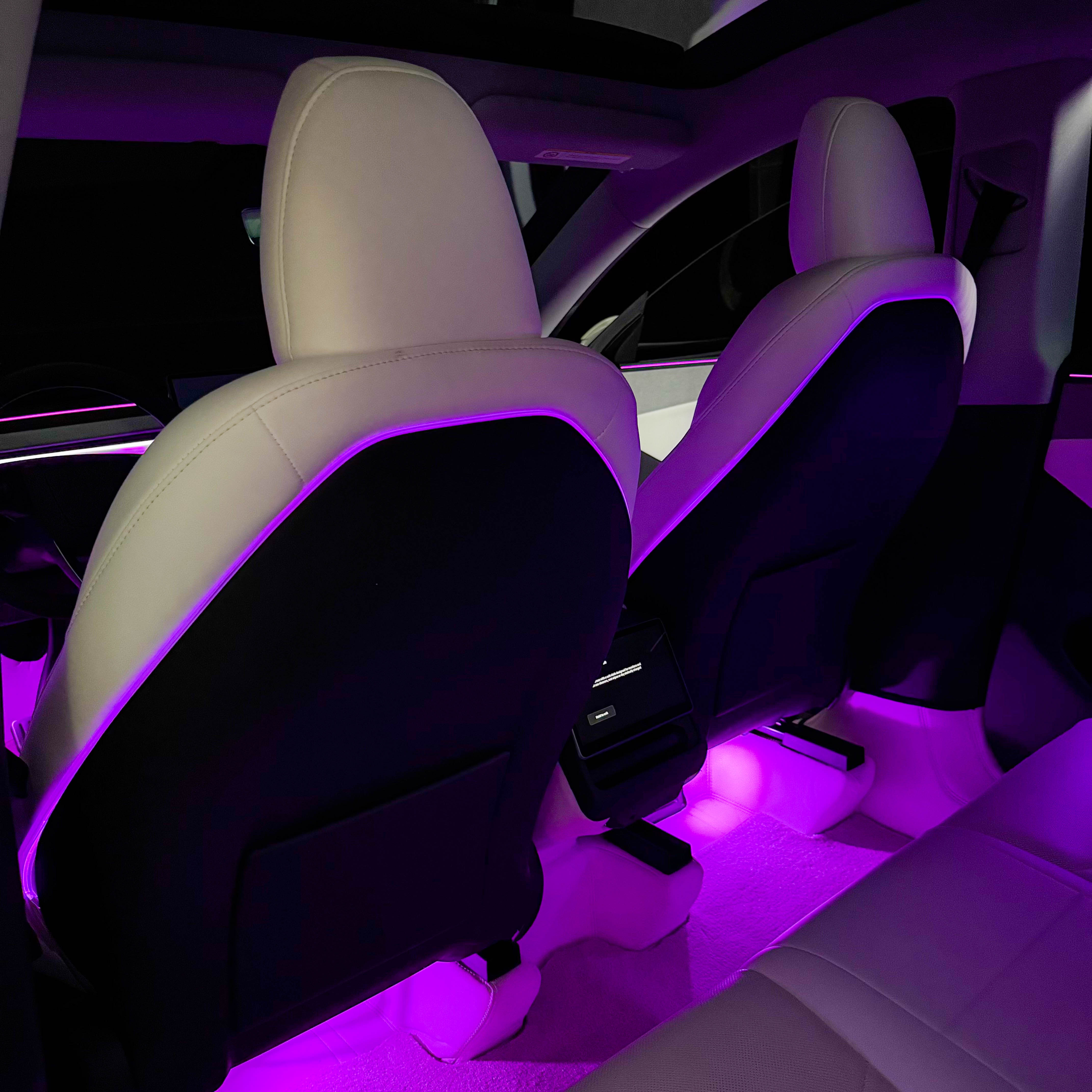 Tesla Highland & Juniper Ambient Lighting Kit | OEM Style RGB Interior LED Lights | Plug & Play DIY Interior Upgrade