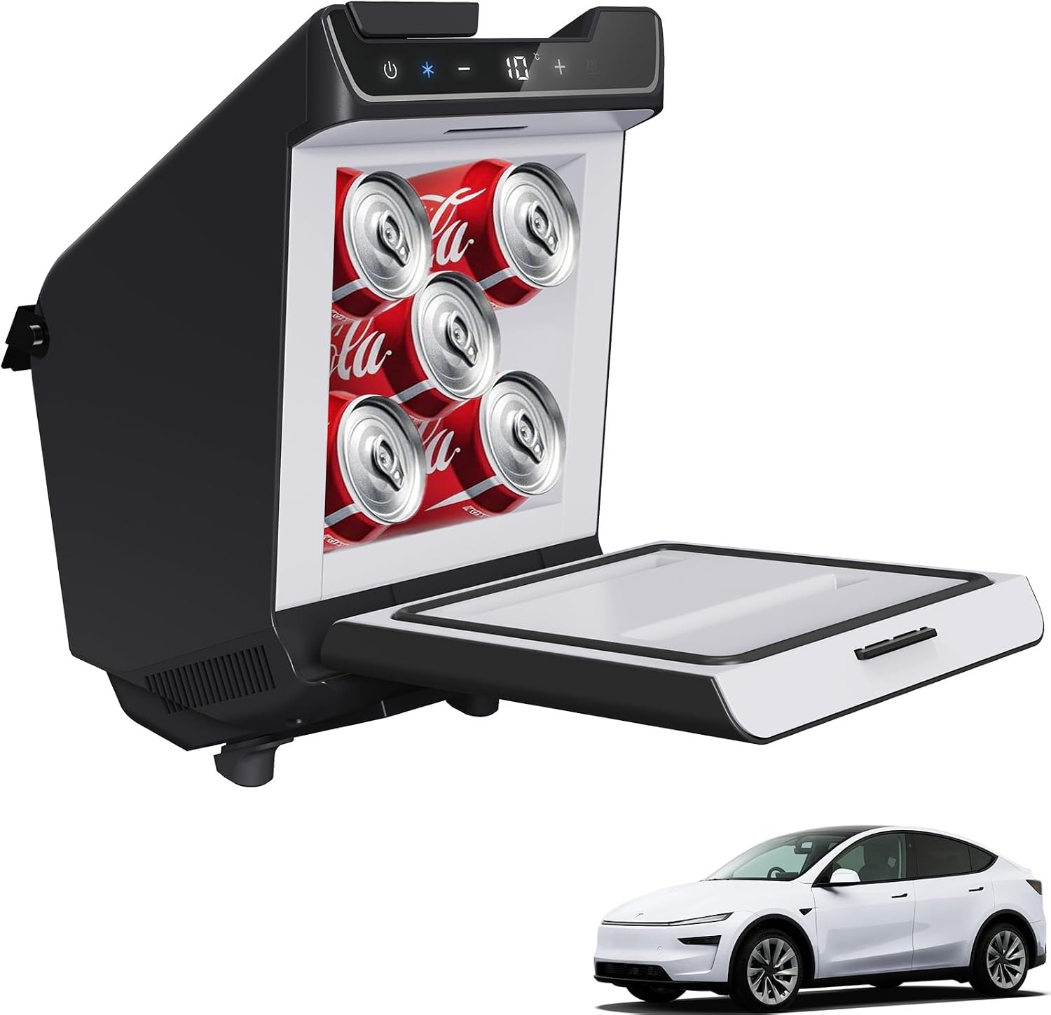 Tesla Model Y Juniper Rear Center Console Refrigerator 3.6L Portable Cooler & Warmer Mini Fridge (2025–2026)