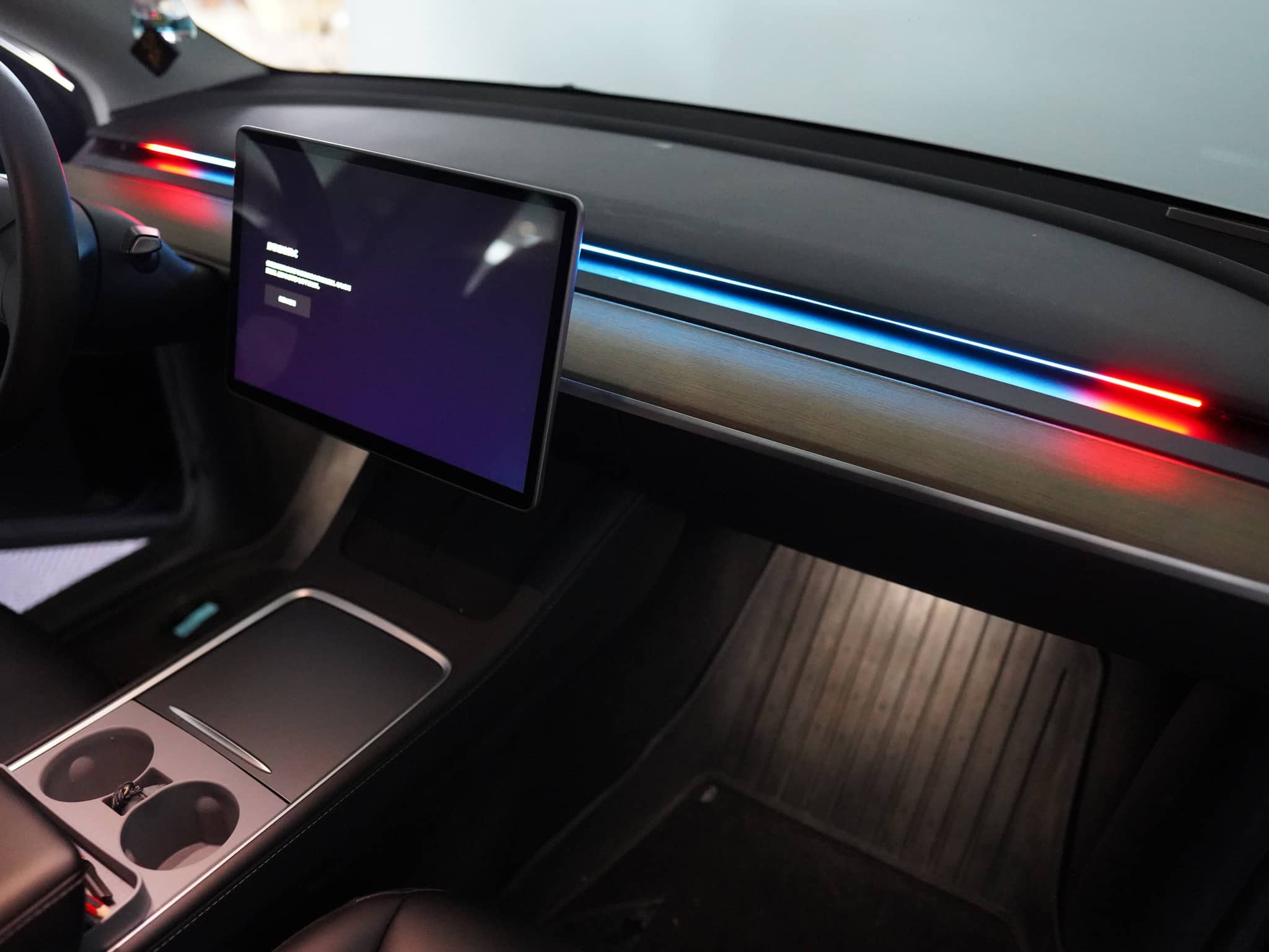 Tesla Ambient Light with Blind Spot Monitoring (BSD) – Air Vent LED System for Model Y Juniper & Model 3 Highland 2020-2026