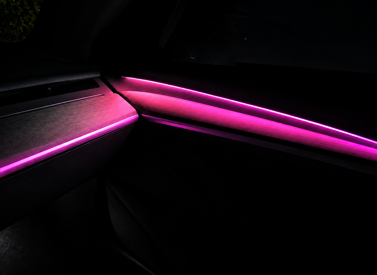 LightingBugTech Front Door Ambient Lights for Tesla Model 3 &  Model Y (2019–2025)