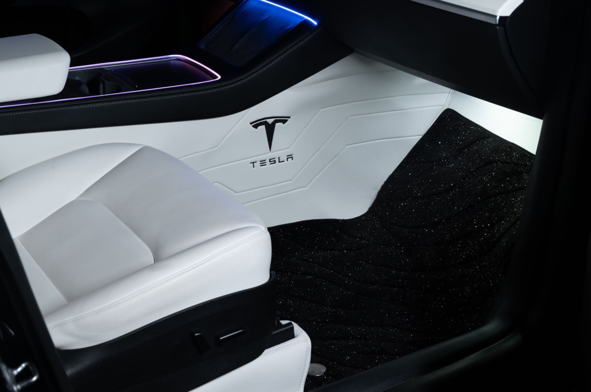 Tesla Model3&Y Leather Floor Mats