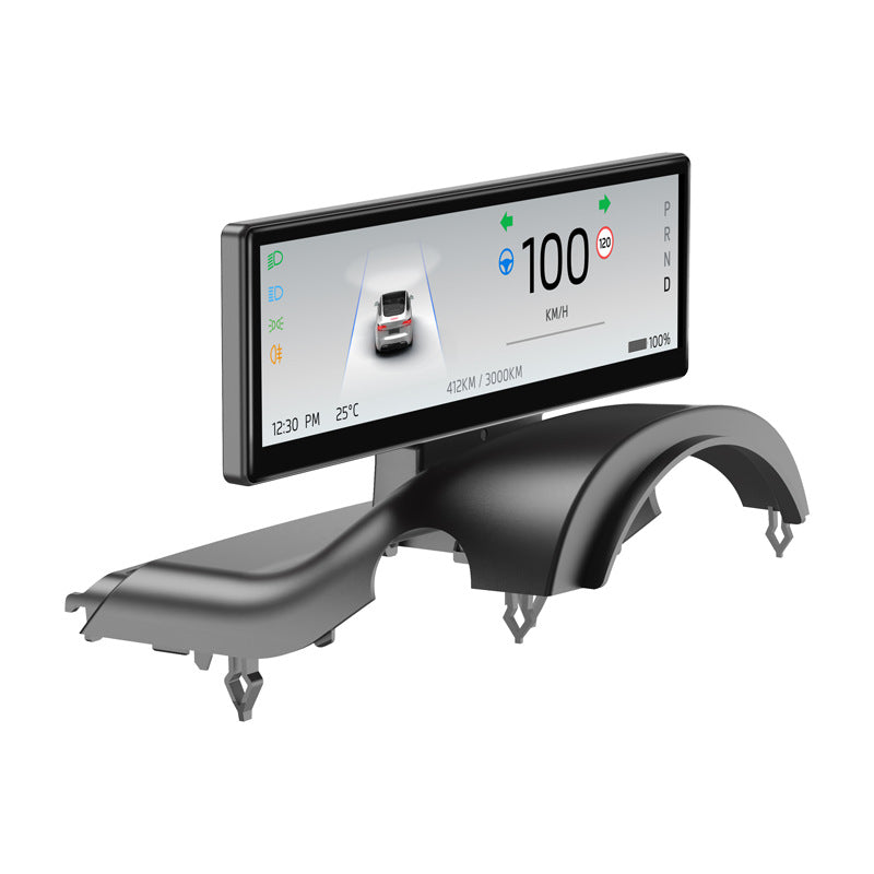 Tesla Model Y Model 3 Apple CarPlay display 