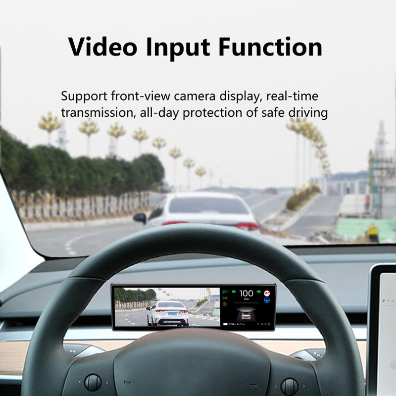 Tesla Model Y Model 3 Apple CarPlay display for enhanced driver visibility