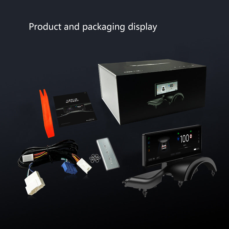 Tesla Model Y Model 3 Apple CarPlay display packaging 